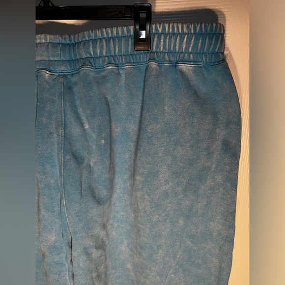 $97.50 Women’s 2X Jordan Flight Washed Fleece Pants Dark Powder Blue Loose Fit - Picture 9 of 14